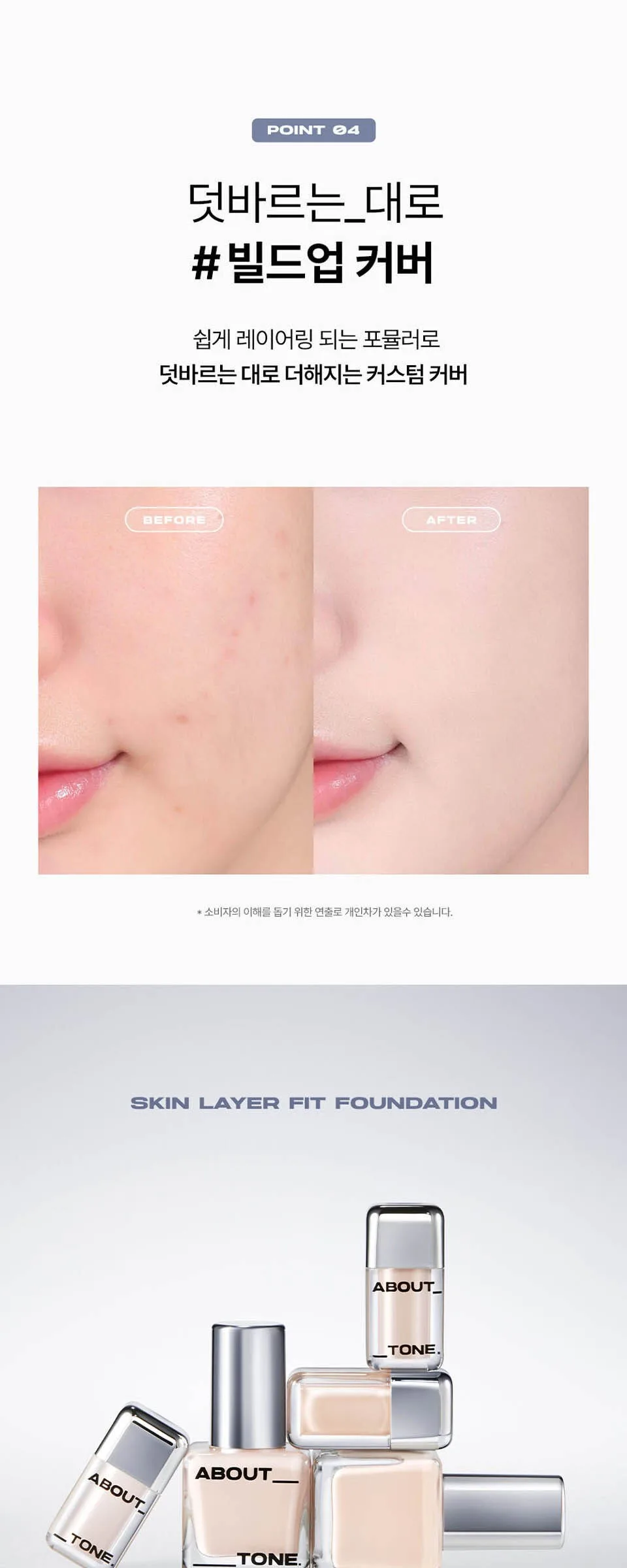 Aboutton Skin Layer Fit Foundation 30ml 19 Fair Detail