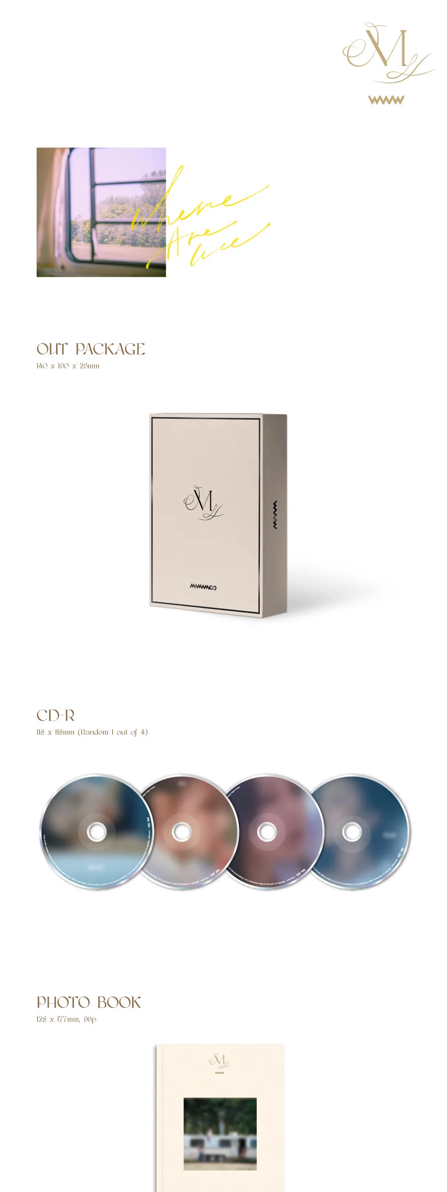 MAMAMOO – 11th Mini Album: WAW Detail