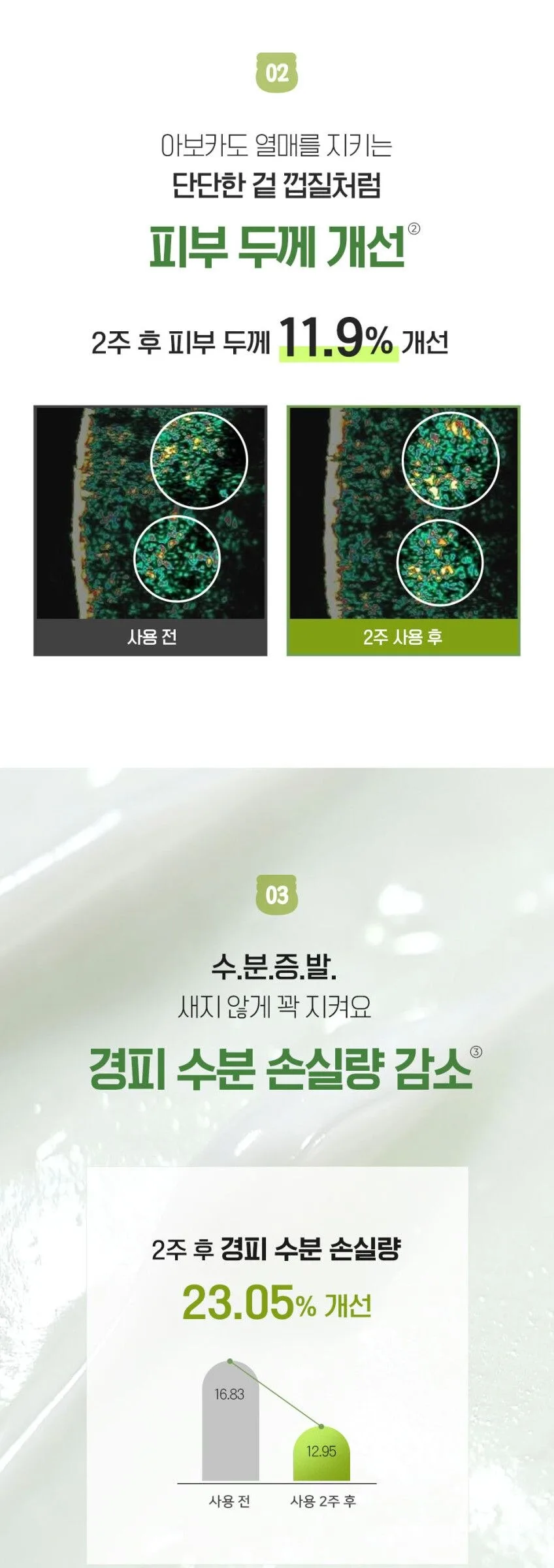 FRUDIA Avocado Relief Cream 55g Detail