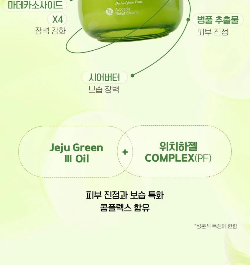 FRUDIA Avocado Relief Cream 55g Detail