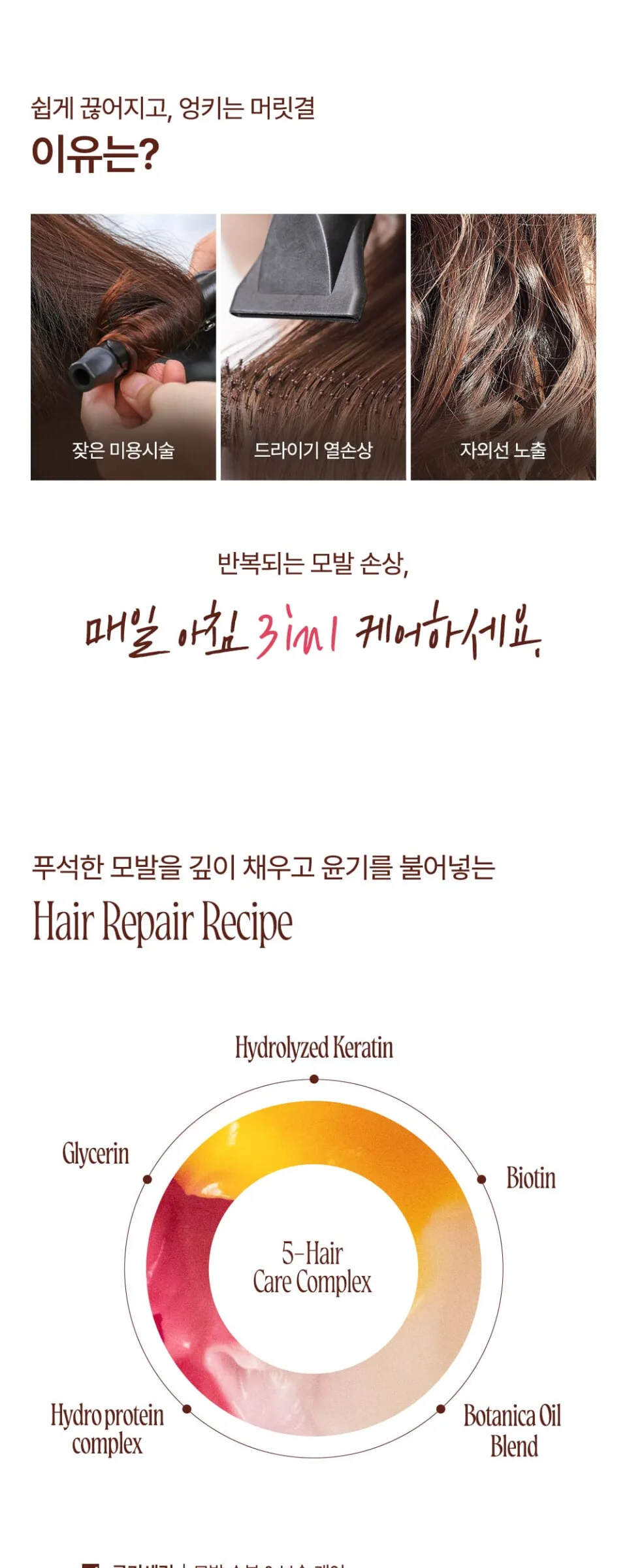 AZH Repair Color Hair Pack 300ml Detail