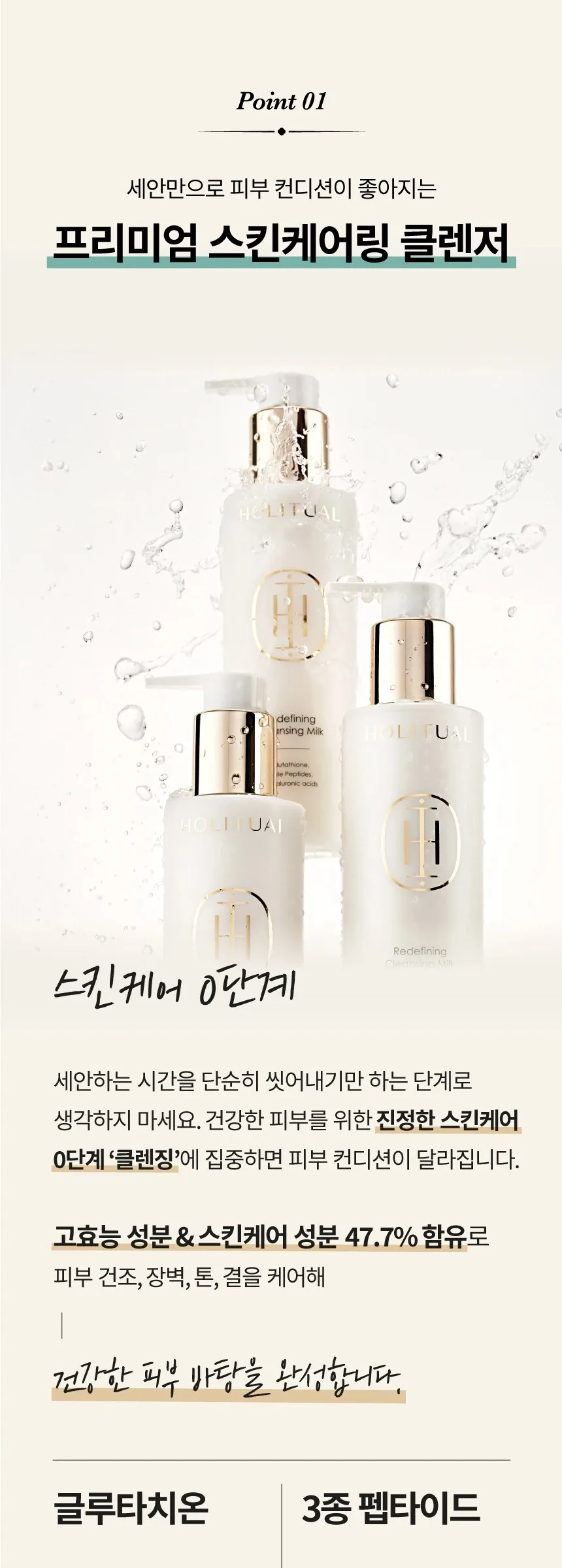 HOLITUAL Redefining cleansing Milk 200ml Detail