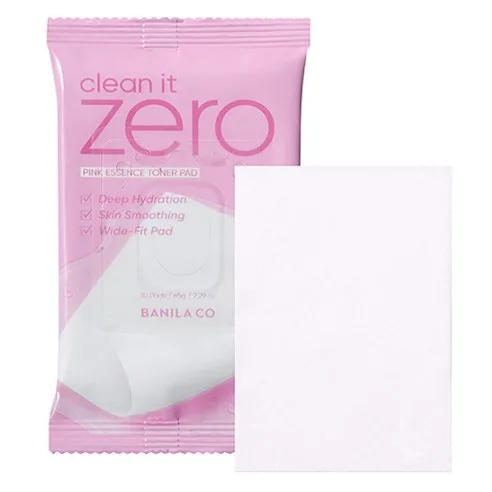 BANILA CO Clean It Zero Pink Essence Toner Pad 60g 30 Pads