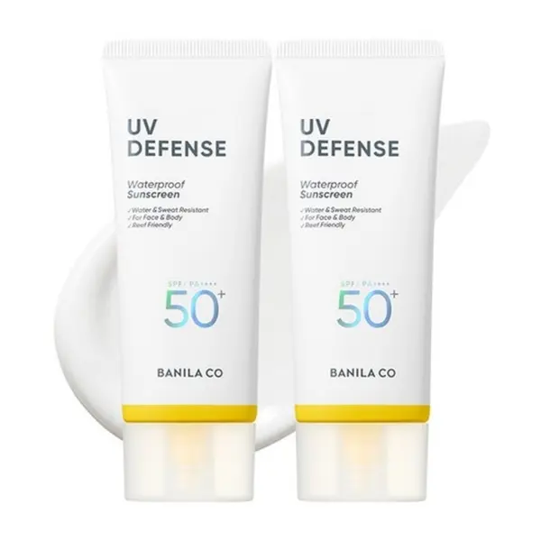 BANILA CO UV Defense Waterproof Sunscreen SPF50+ PA++++ 100ml 2ea