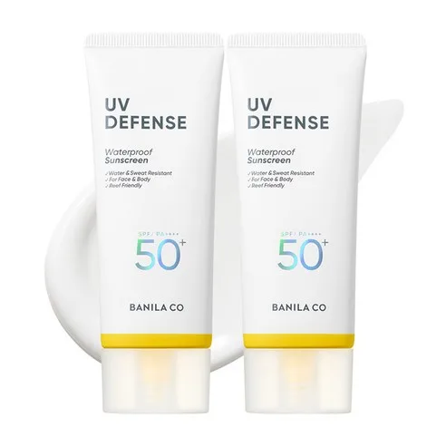 BANILA CO UV Defense Waterproof Sunscreen SPF50+ PA++++ 100ml 2ea