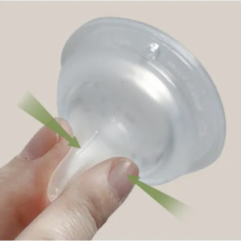 BEBEGROW Green Finger Baby Bottle Nipple M Size (3-6 Months) 2pack - Image 4