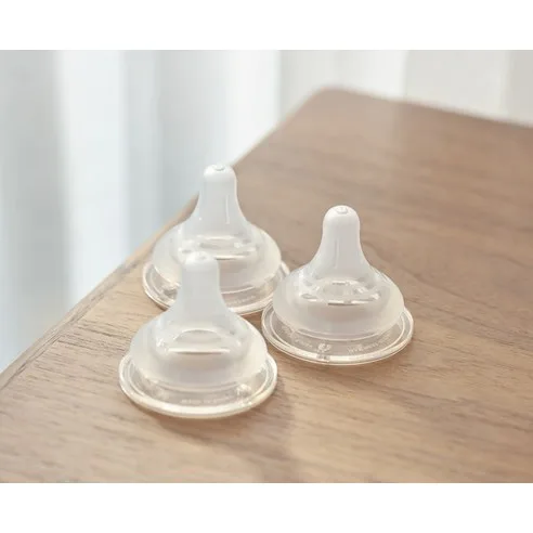 BEBEGROW Green Finger Baby Bottle Nipple M Size (3-6 Months) 2pack - Image 5