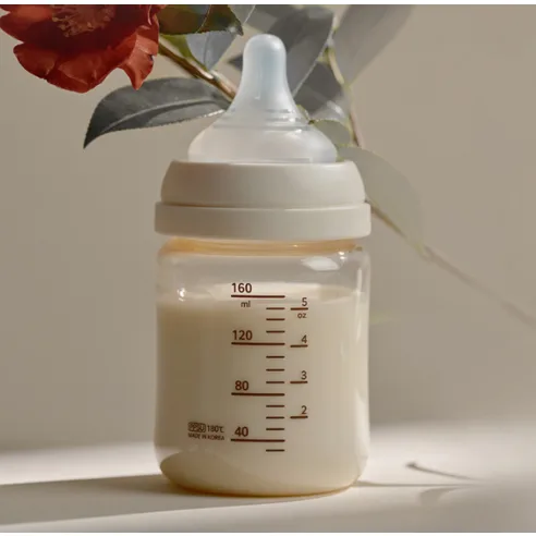 Green Finger Bebegrow PPSU Feeding Bottle Twin Pack (Bottle Only) - Cream+Beige 160ml Set - Image 4