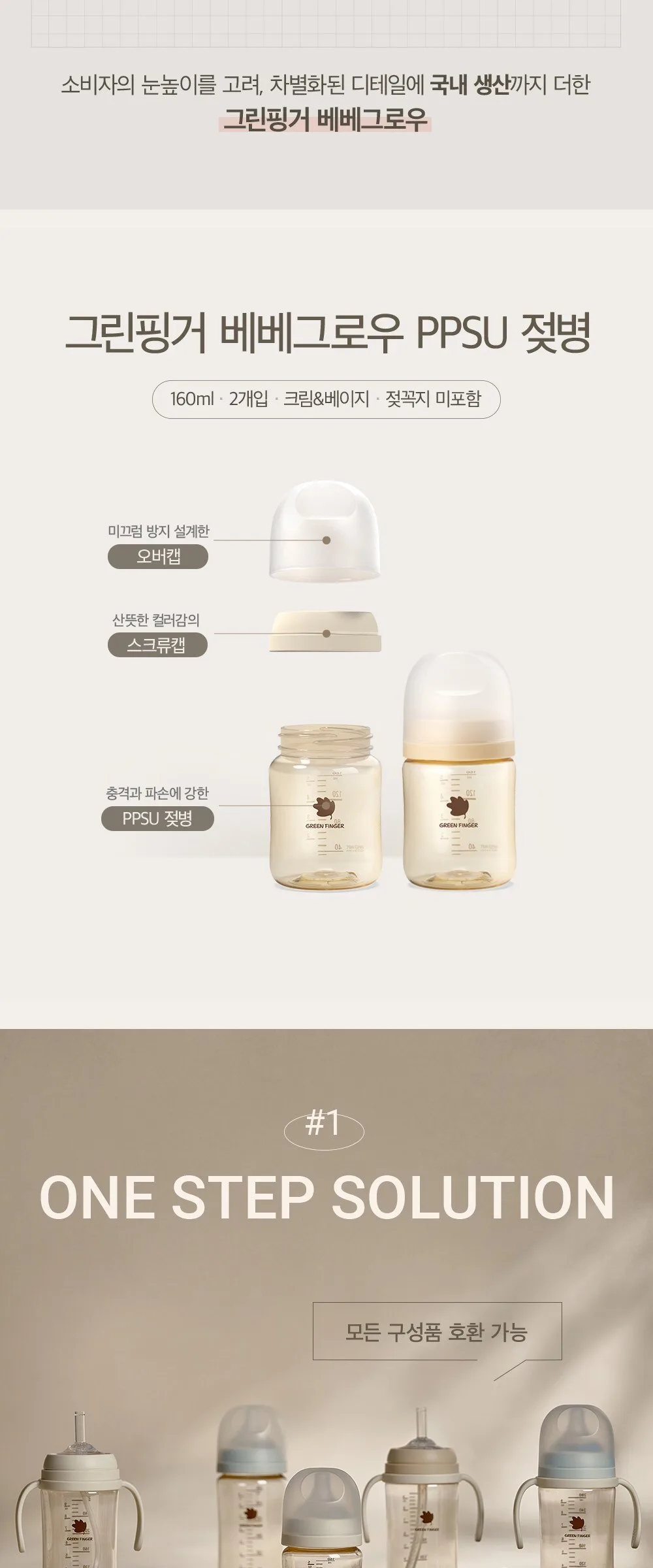 Bebegrow PPSU No-Nipple Baby Bottle Twin Pack Detail