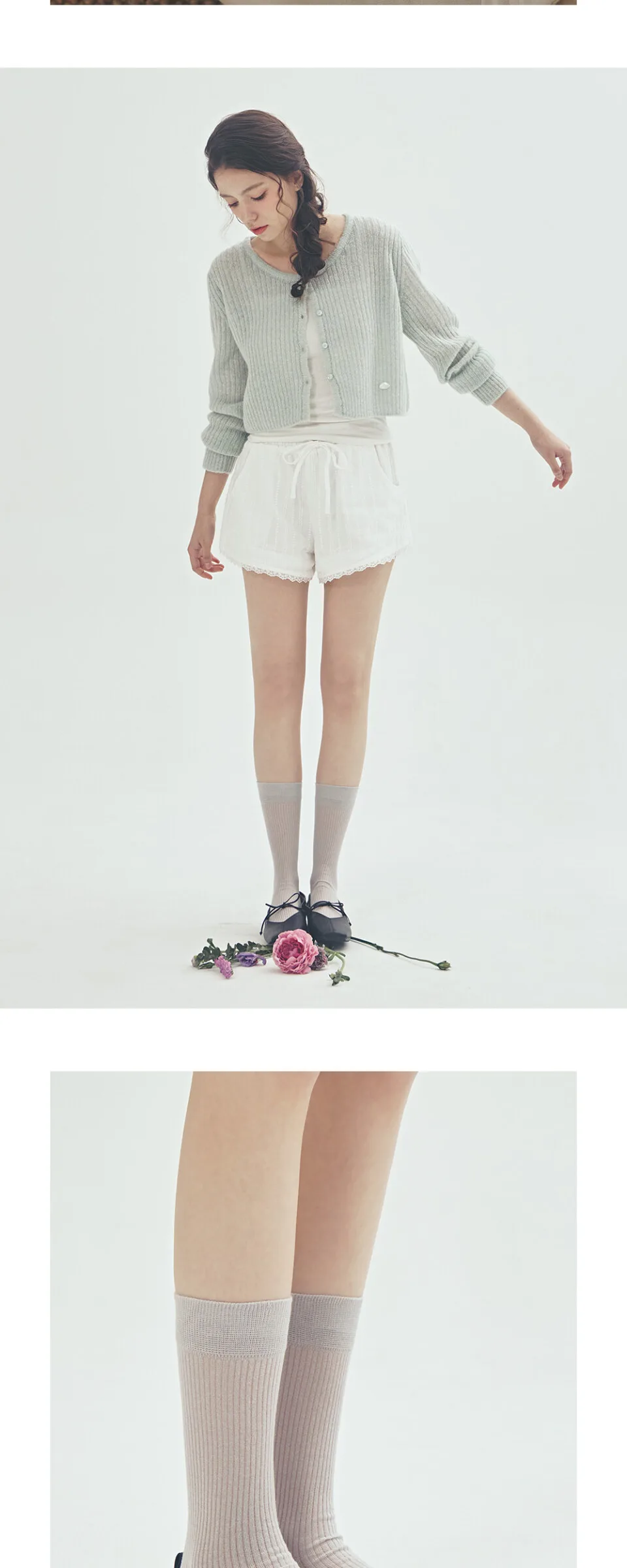 Biarritz Bongbong See-Through Socks 3PACK (2 Colors) - Renewal Ver. Detail