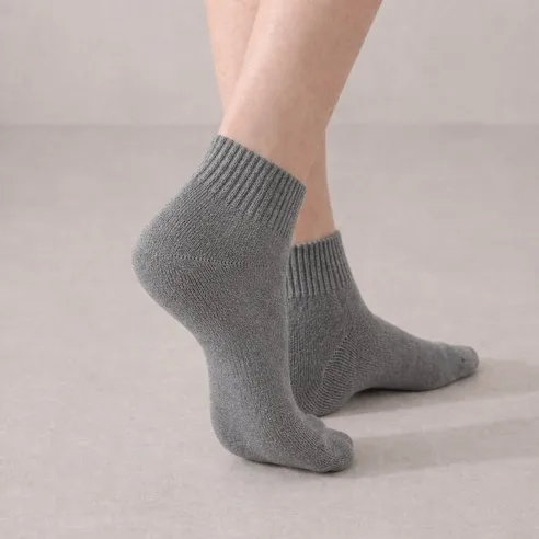 Brown Paper Premium Plain Banding Socks for Women 10 Pairs Made in Korea