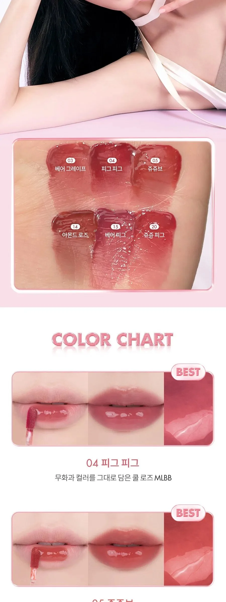 rom&nd The Juicy Lasting Tint Detail