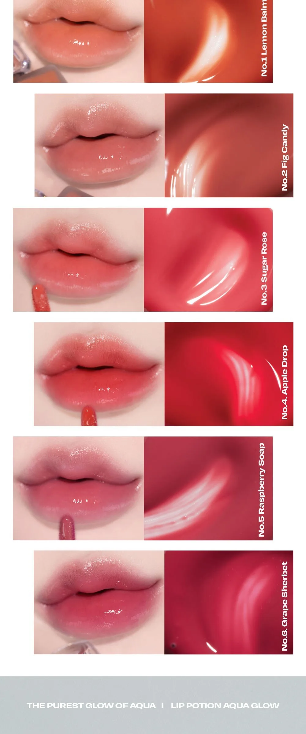 ALTERNATIVESTEREO LIP POTION AQUA GLOW (9 Colors) 9ml Detail