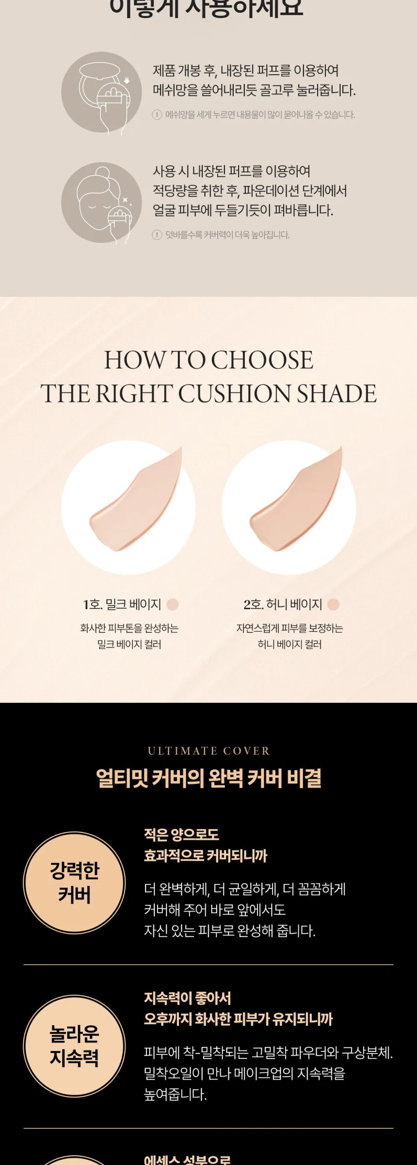 OHUI Ultimate Cover Mesh Cushion 13g + Refill Detail