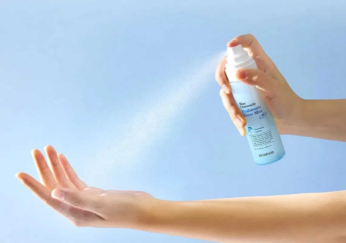 SKINFOOD Blue Chamomile Hyaluronic Toner Mist 100ml Detail