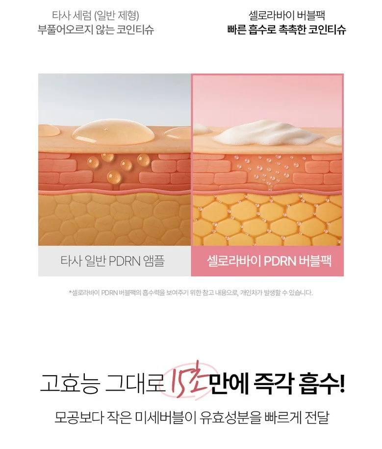 CELORABY PDRN Collagen Bubble Quick Mask Serum 100ml Detail