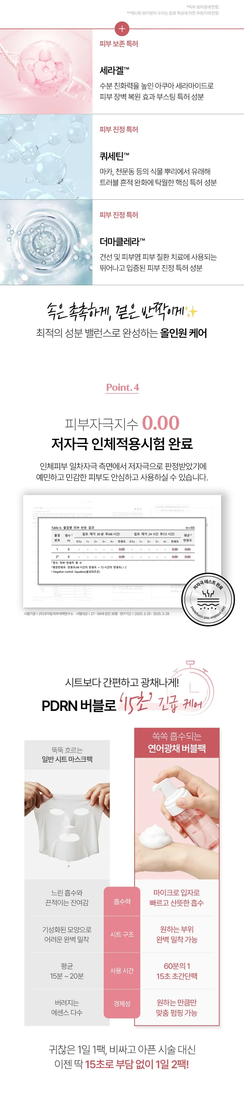 CELORABY PDRN Collagen Bubble Quick Mask Serum 100ml Detail