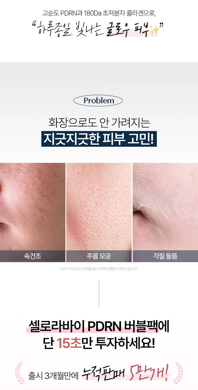 CELORABY PDRN Collagen Bubble Quick Mask Serum 100ml Detail
