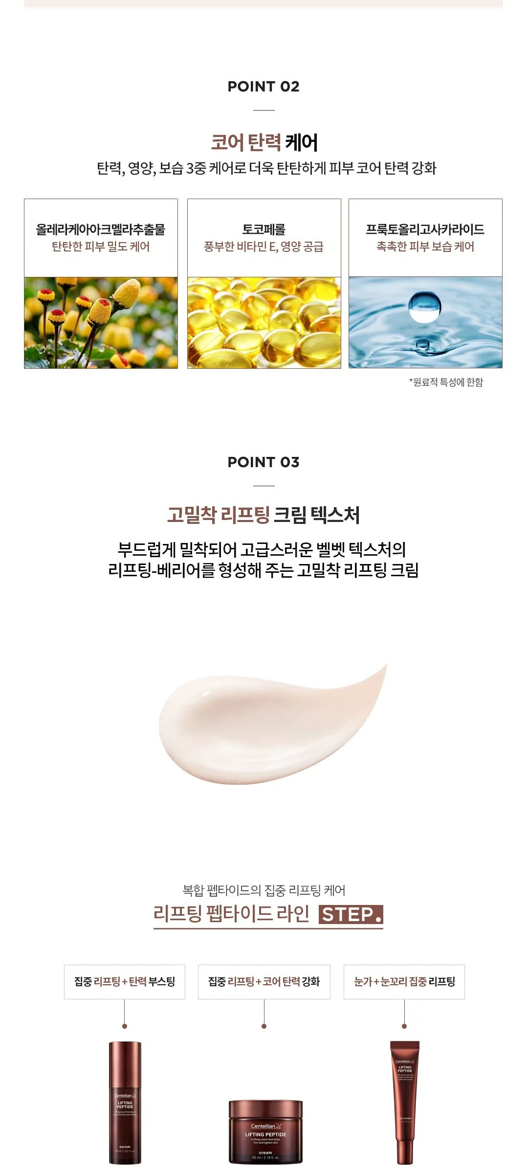 Centellian24 Lifting Peptide Cream 65ml Detail