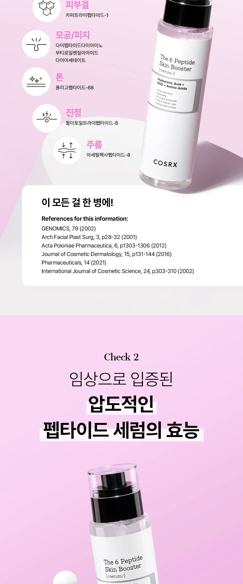 COSRX The 6 Peptide Skin Booster 150ml Detail