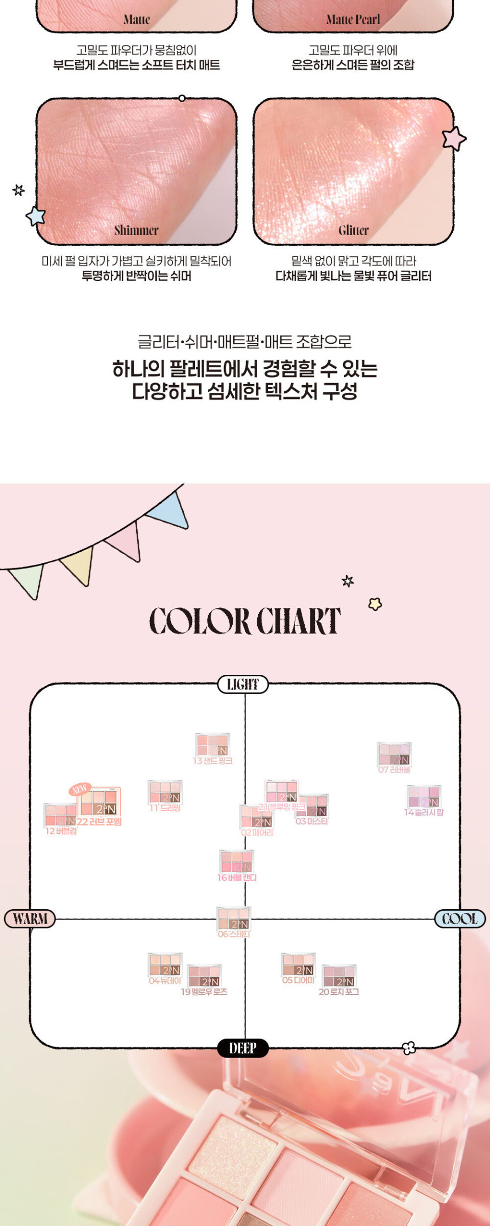 TUEAN BetterMe Eye Palette Detail