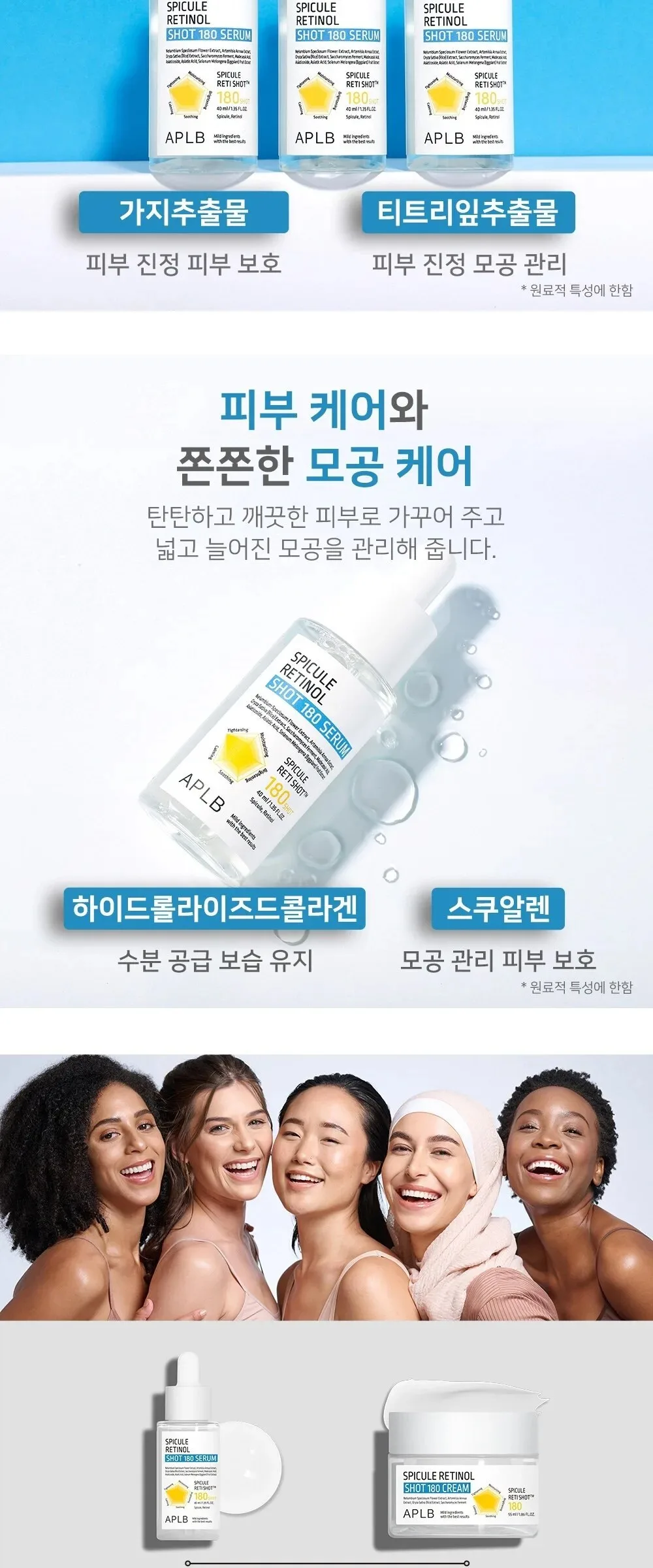 APLB Spicule Retinol Shot 180 Serum 40ml Detail