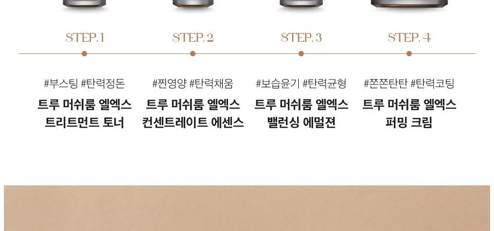 THE SAEM True Mushroom LX 3 Set Detail