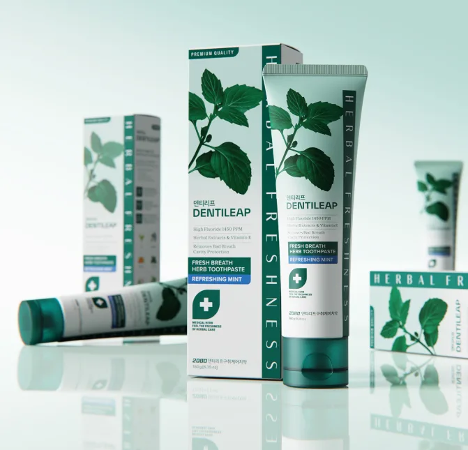 2080 Dentireaf High Fluoride 1450 Bad Breath Care Toothpaste 120g*4pack/180g*4pack - Image 4