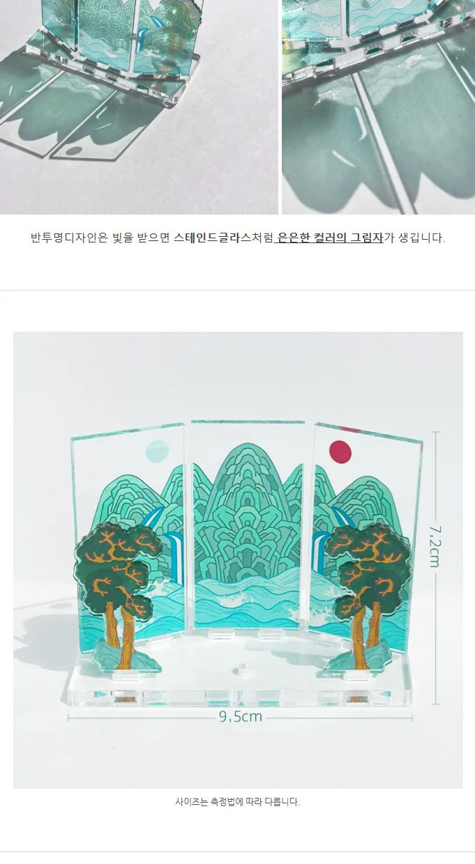 Ilwolobongdo Byeongpung (Folding Screen Holder) Incense Holder Detail