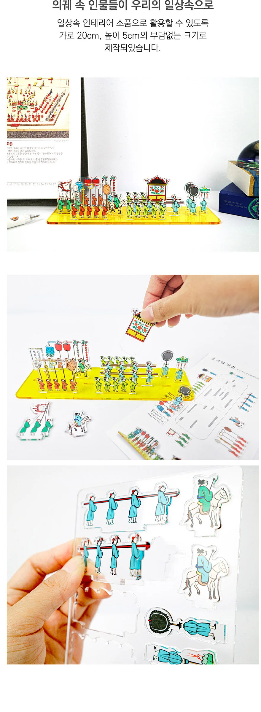 Korean Folk Village Acrylic DIY Stand – Gyeongjongwang Sejachekrye Dogam Uigwe Acrylic DIY Stand Detail