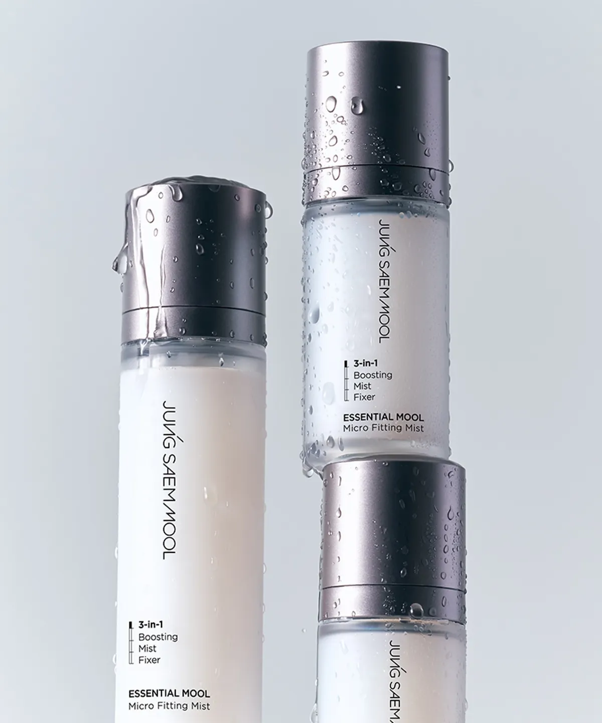 JUNG SAEM MOOL Pro-lasting Flawless Fit Mesh Cushion + Essential Mool Micro Fitting Mist 55ml - Image 3