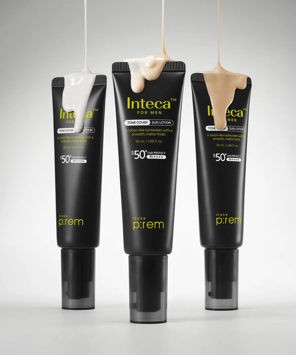 make p:rem INTECA For Men Tone Cover Sun Lotion 50ml