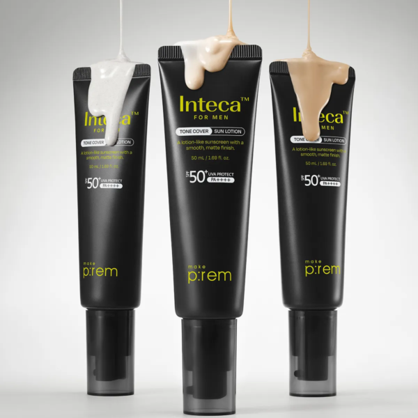 makeprem INTECA For Men Tone Cover Sun Lotion 50ml