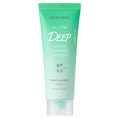DEWYTREE AC CTRL Deep Green Calming Trouble Foam Cleanser 150ml