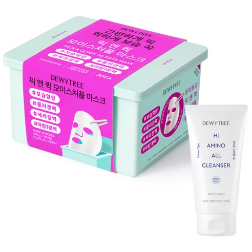 Dewytree Pick & Quick Moistureful 30 Days Mask 380g + Hi Amino All Cleanser 50ml