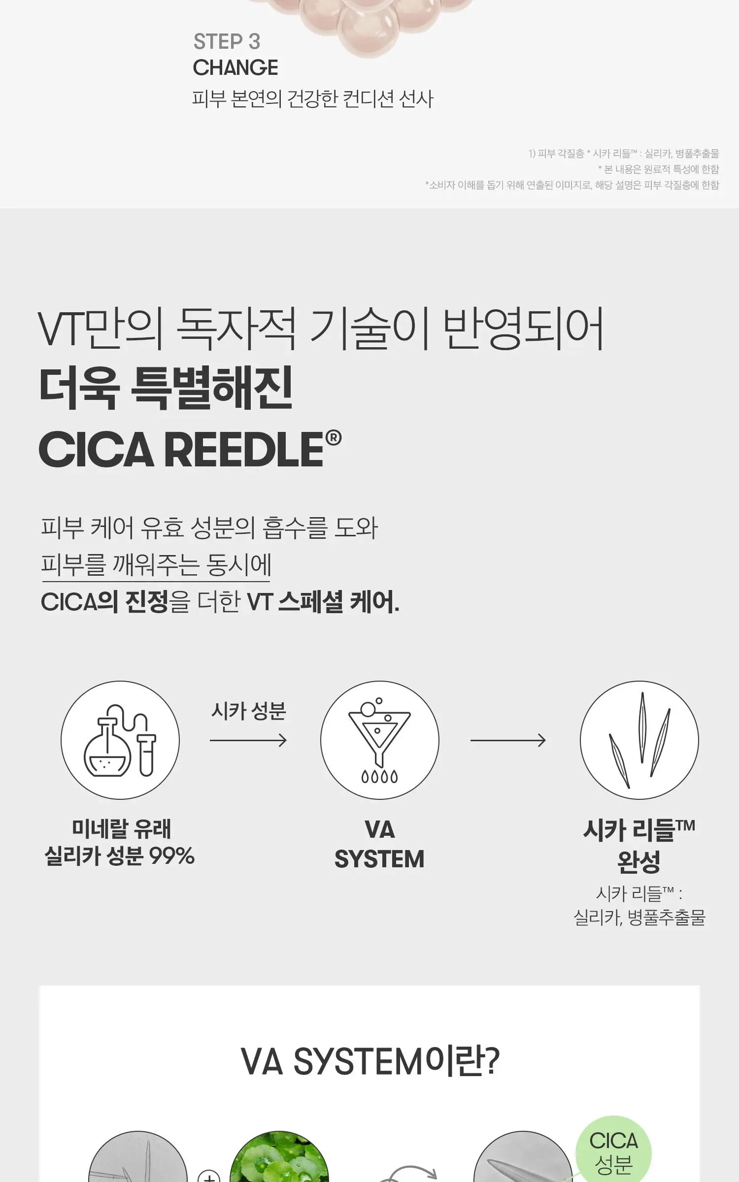 VT COSMETICS Hydrop Reedle Shot 100hL 2-Step Hydrogel Mask 4 Sheets Detail