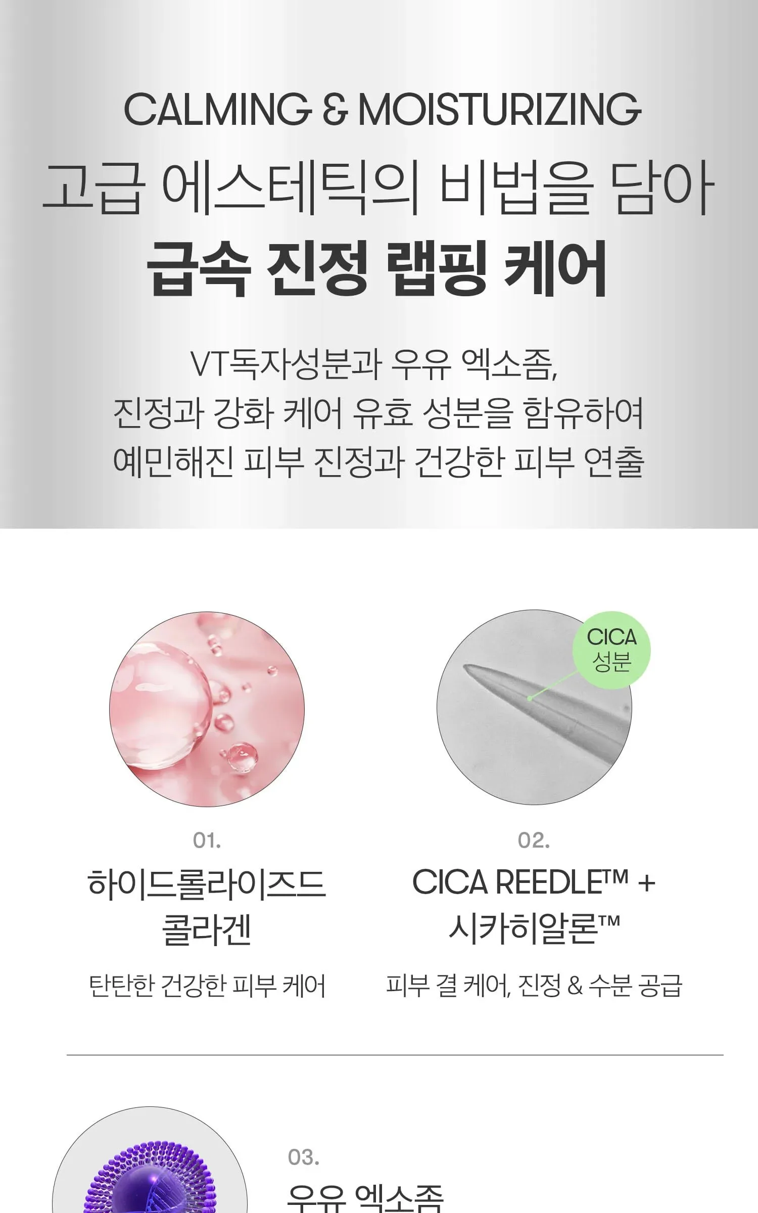 VT COSMETICS Reedle Shot Ex Modelling Pack Set Detail