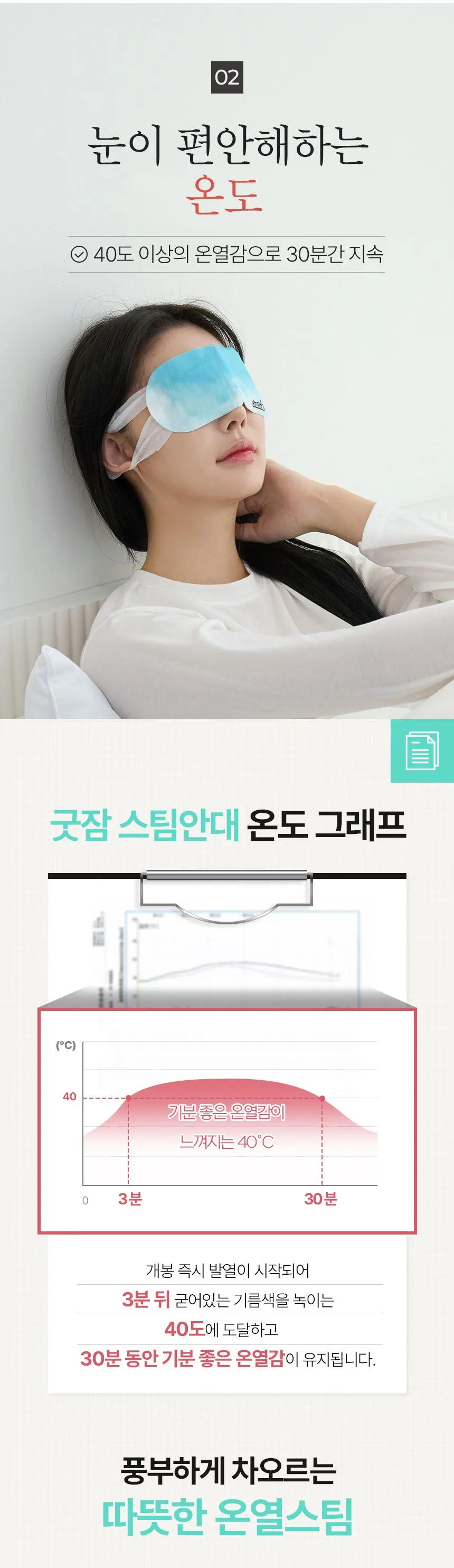 Dongkook Pharm Goodzam Steam Eye Mask, 10 Sheets, 1 Pack Detail