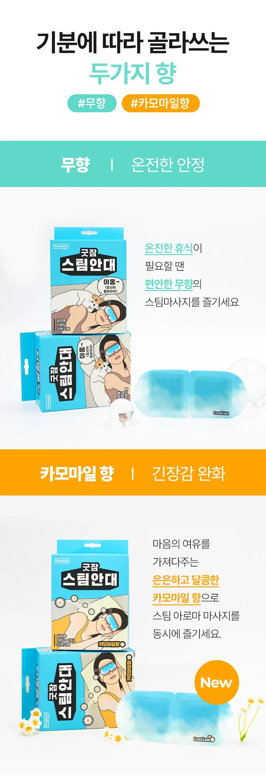 Dongkook Pharm Goodzam Steam Eye Mask, 10 Sheets, 1 Pack Detail