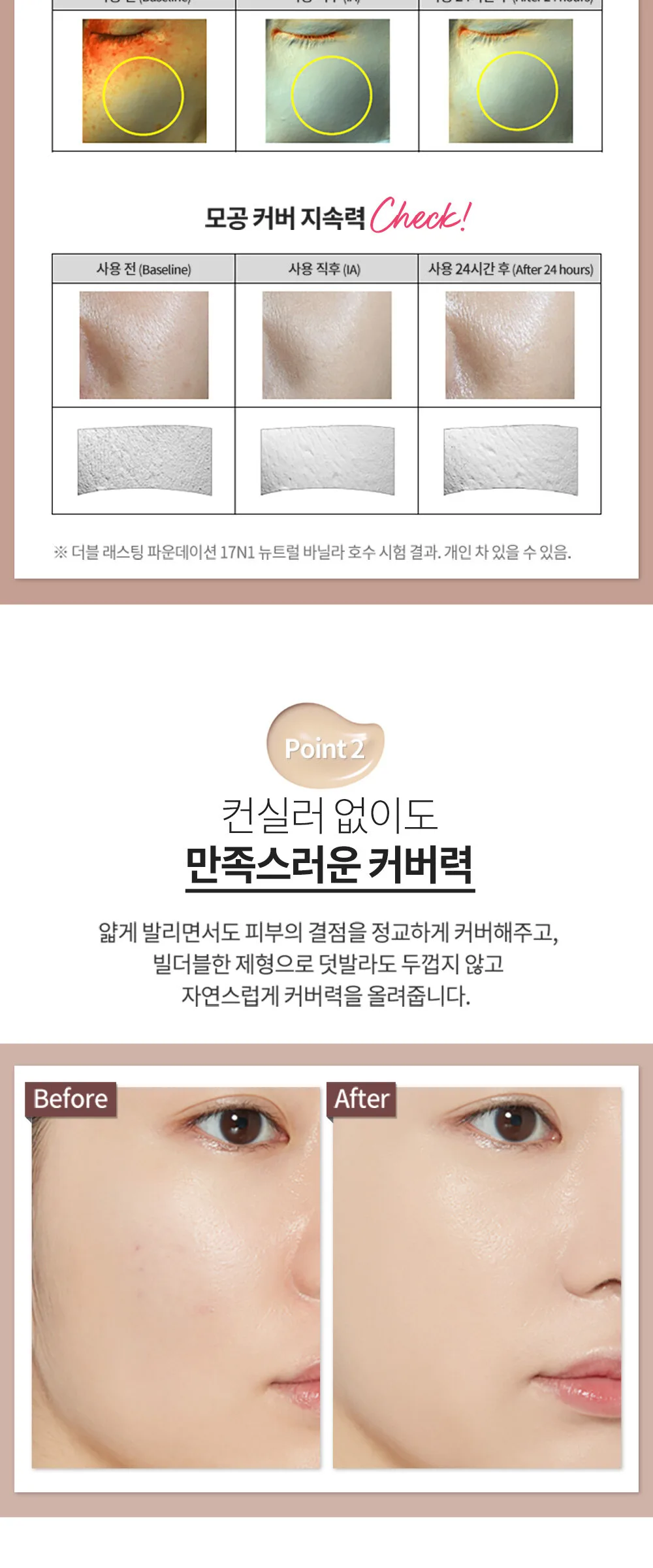 ETUDE Double Lasting Foundation 30g Detail