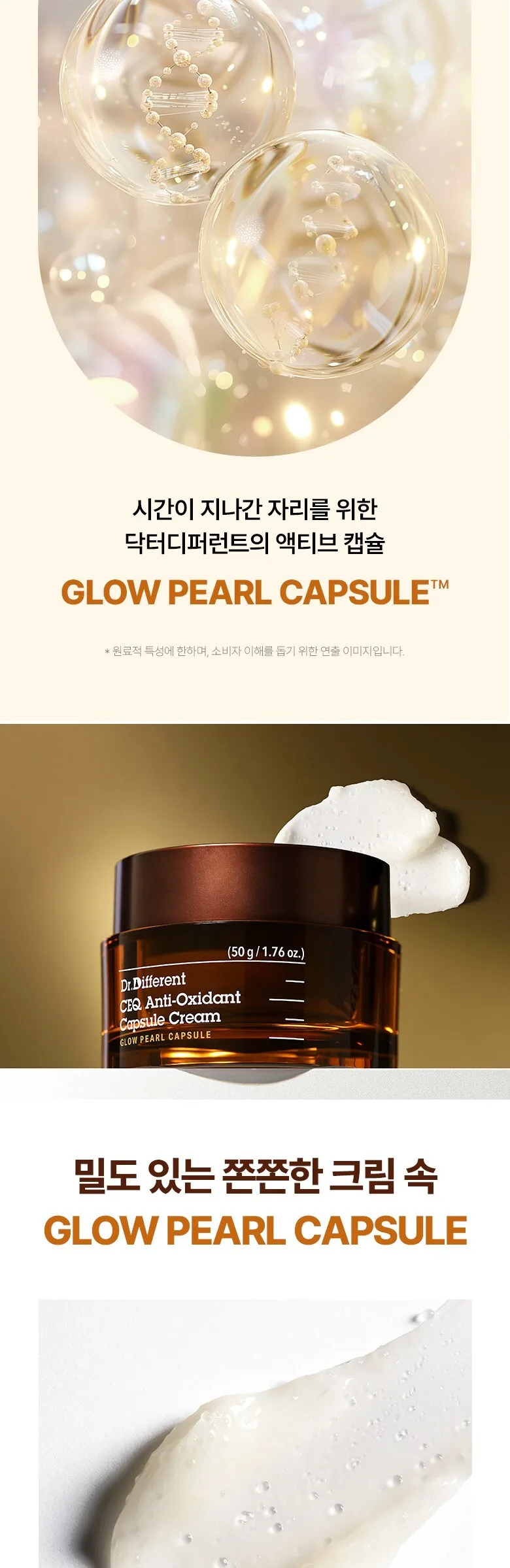 Dr. Different CEQ Antioxidant Capsule Cream 50g (1 Piece) Detail