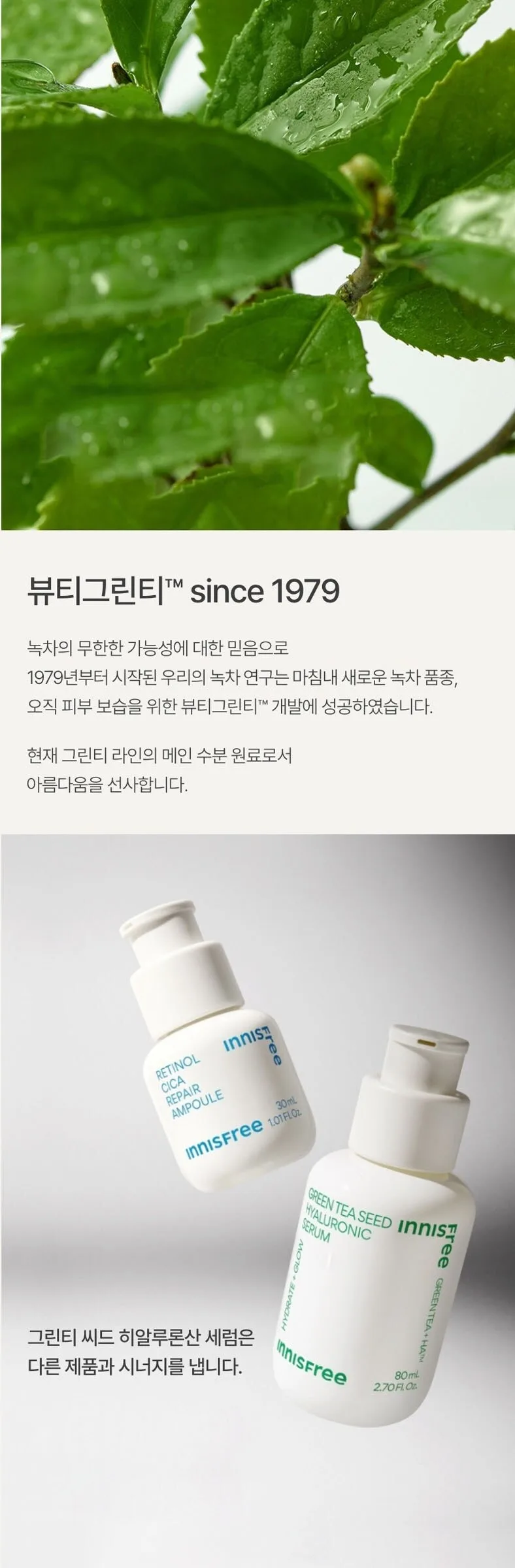 Innisfree Green Tea Seed Hyaluronic Serum Refill 80ml Detail