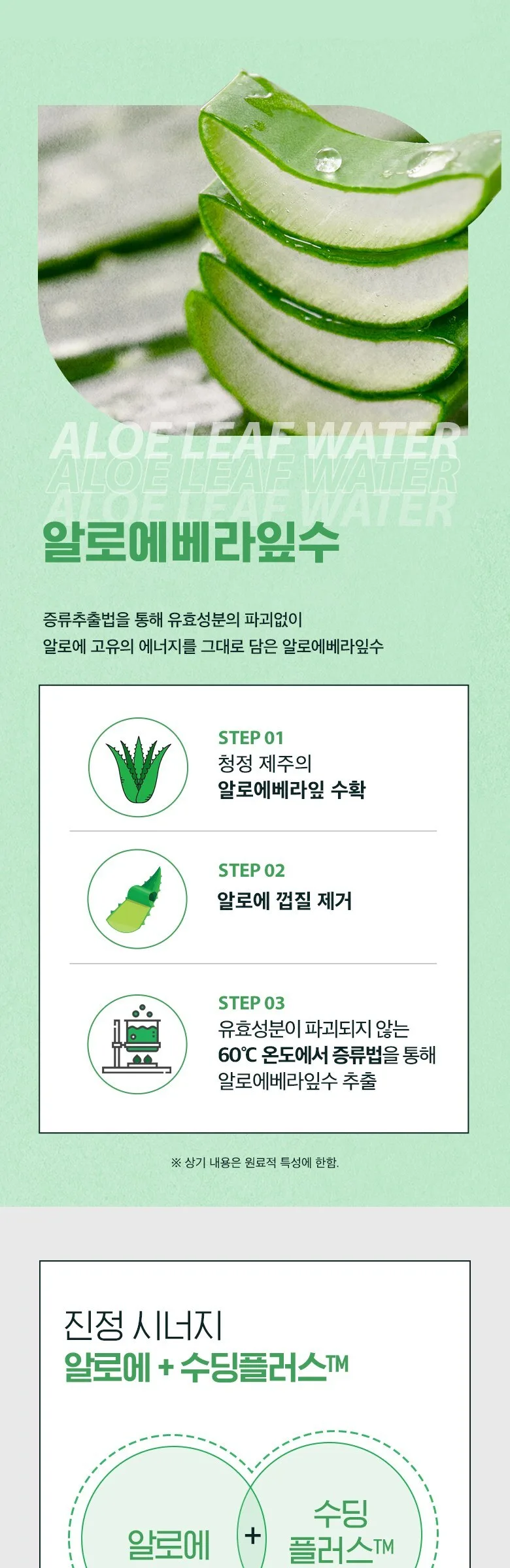 HOLIKA HOLIKA Aloe Clean Water Formula 96% Cleansing Foam 150ml Detail