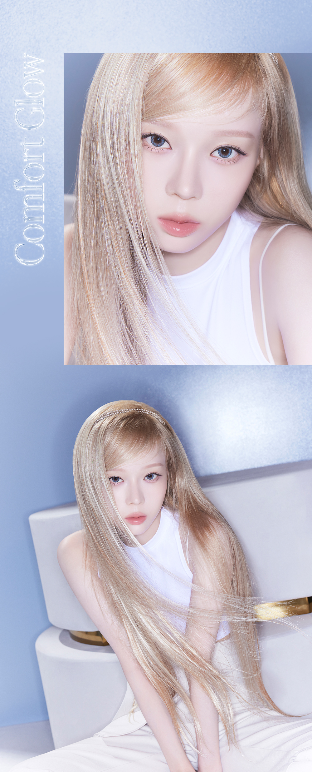 Espoir Be Glow Foundation SPF27 PA++ (Includes True Glow Foundation Brush + Mini Foundation #웨딩피치 + Mini Primer 7g) Detail
