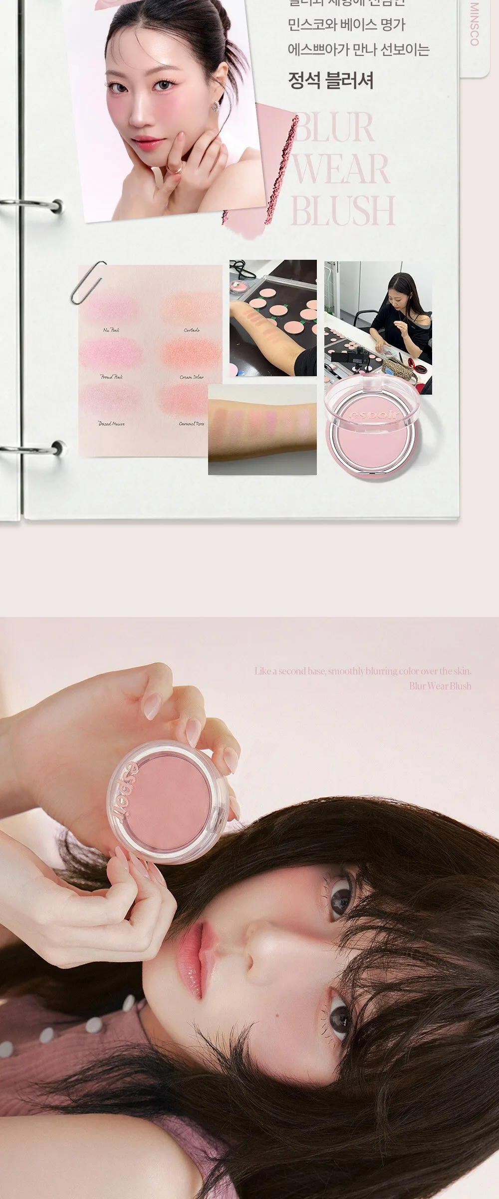 Espoir Blur Wear Blush 6g, 1pc, 5 Dazed Mauve Detail