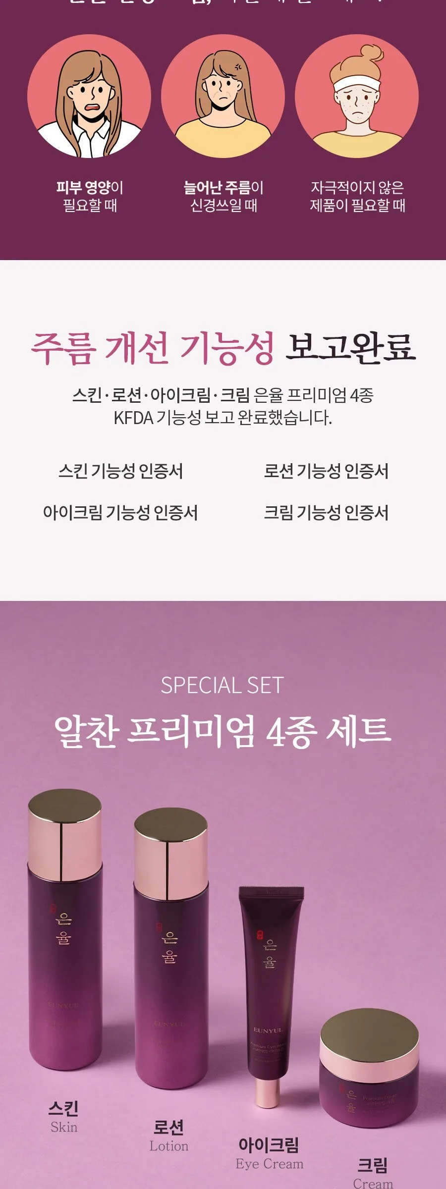 Eunyul Premium Hanbang 4-Piece Set (1 Set) Detail