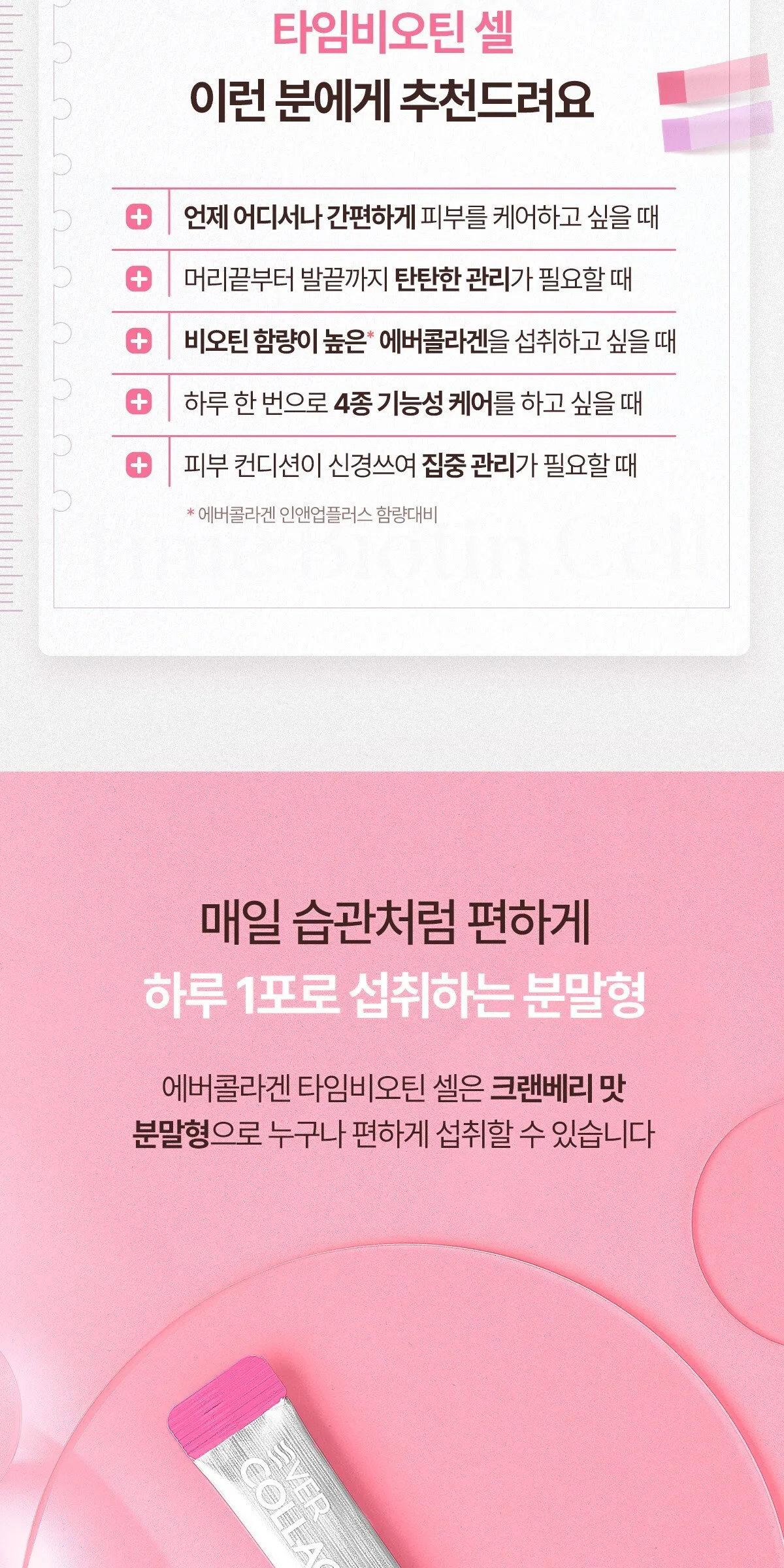 Evercollagen Time Biotin Cell 90g 2 boxes Detail