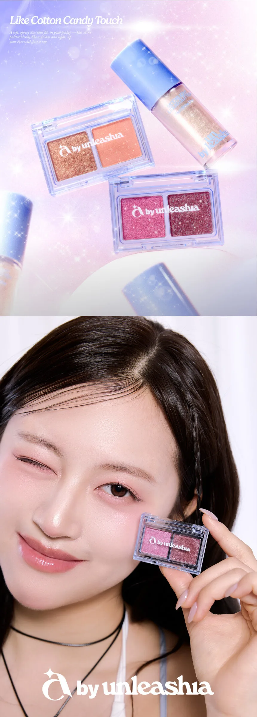 UNLEASHIA Cotton Candy Face Palette 1.6g Detail