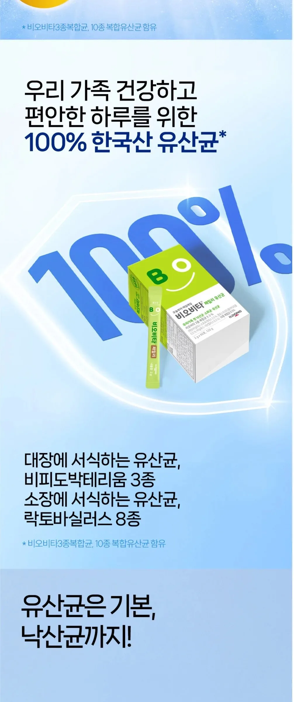 Ildong Life & Health Biovita Family Lactobacillus 2g*60 Sticks Detail
