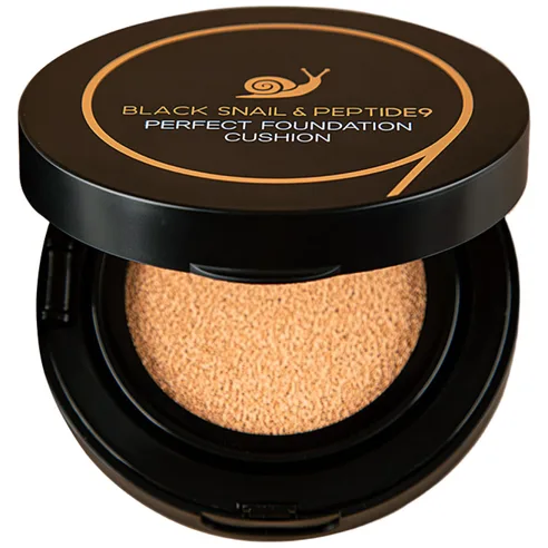 Farmstay Black Snail & Peptide9 Perfect Foundation Cushion 15g